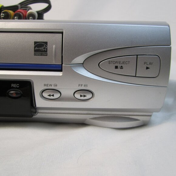 Panasonic 4 Head Omnivision Silver Hi Fi Stereo VCR PV-V4524S -No Remote-Works - Picture 6 of 13